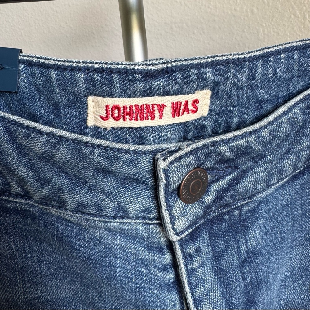 NWT JOHNNY WAS Sisa Stretch Denim Wide Leg Jean Sz 30 - Picture 10 of 12